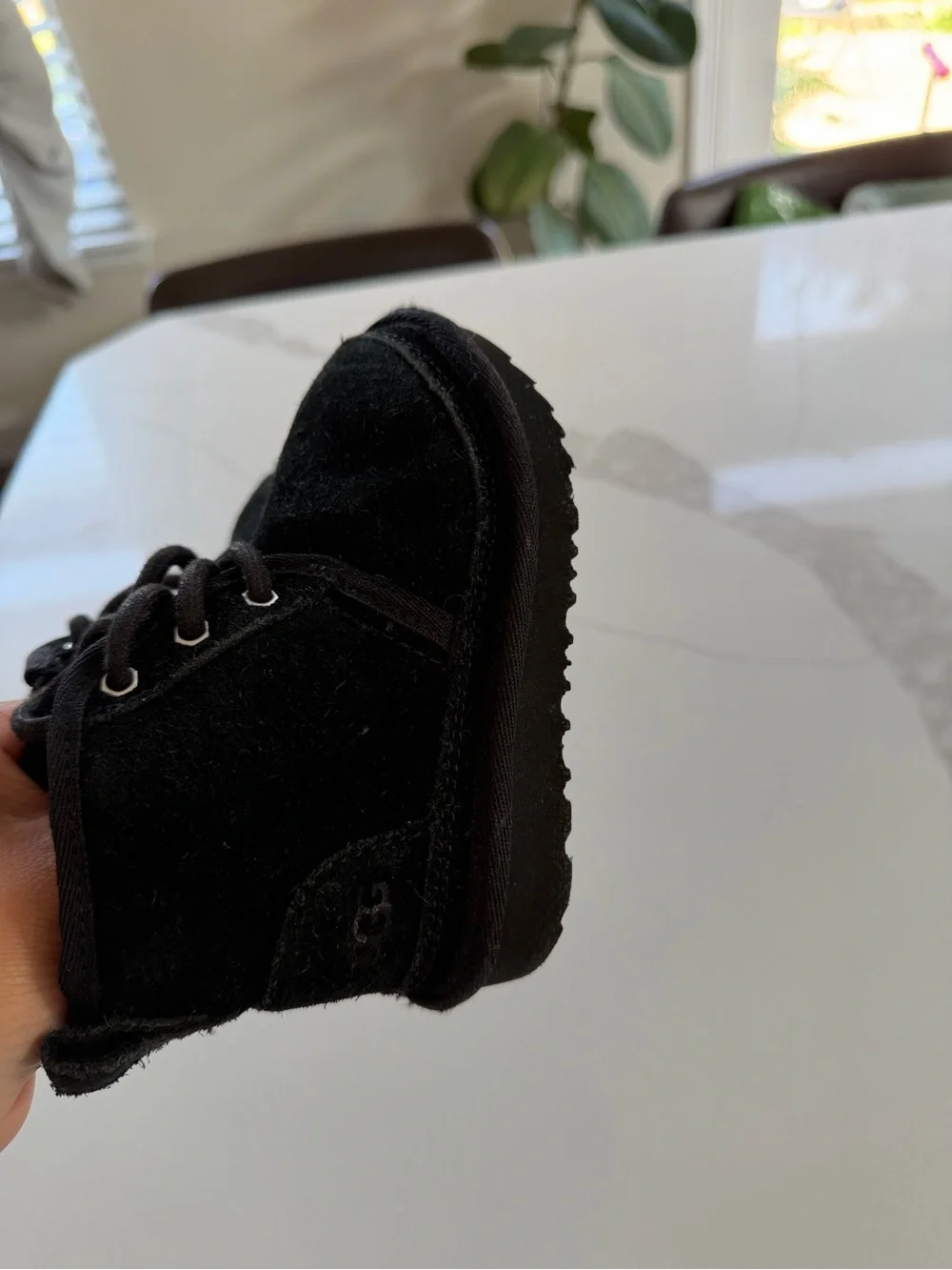 UGG Neumel II boots in black suede 7C